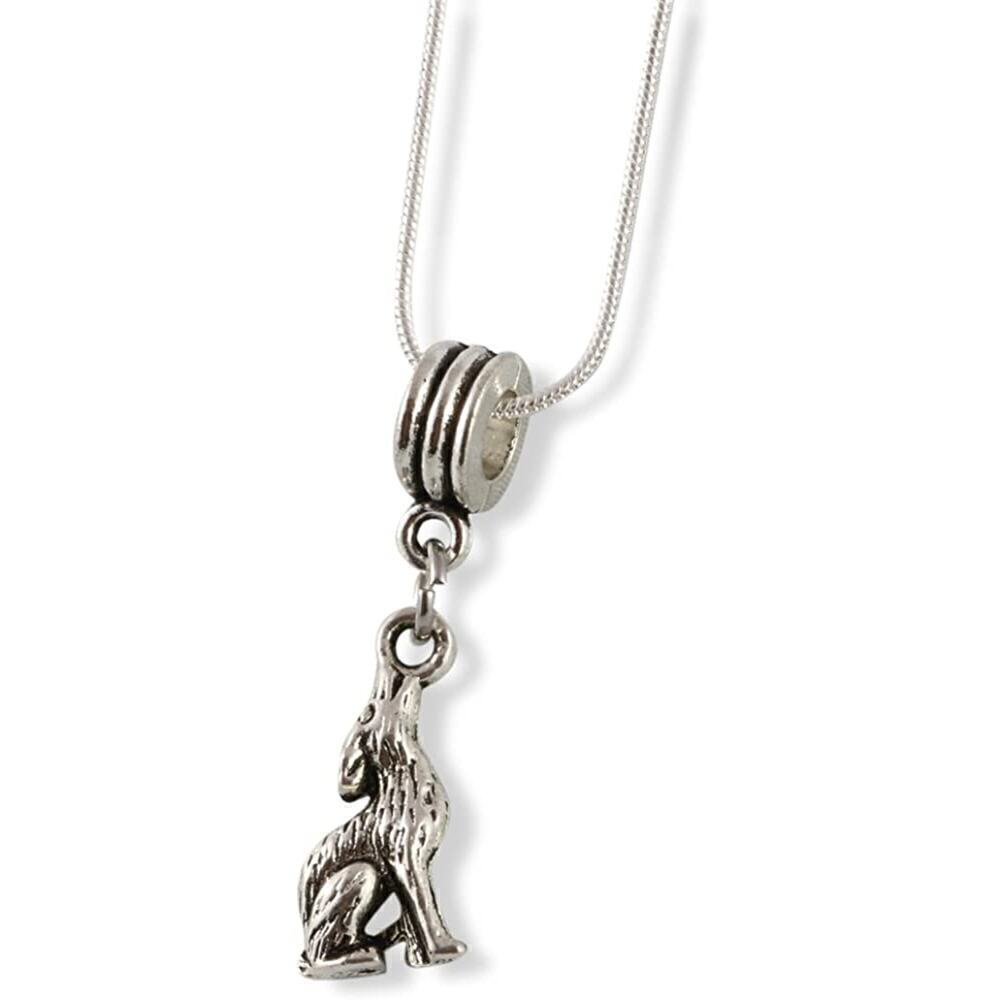 Wolf Howling Nature Wildlife Necklace Pendant Jewelry